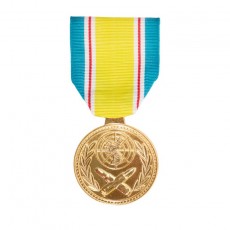 [Vanguard] Full Size Medal: Republic of Korea War Service No Device 24k Gold Plated