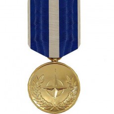[Vanguard] Full Size Medal: NATO Kosovo - 24k Gold Plated