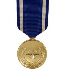 [Vanguard] Full Size Medal: NATO Medal - 24k Gold Plated
