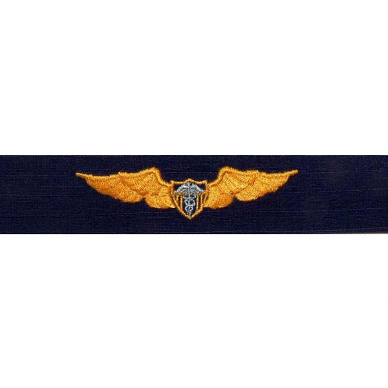 [Vanguard] Coast Guard Embroidered Badge: Flight Surgeon - Ripstop fabric