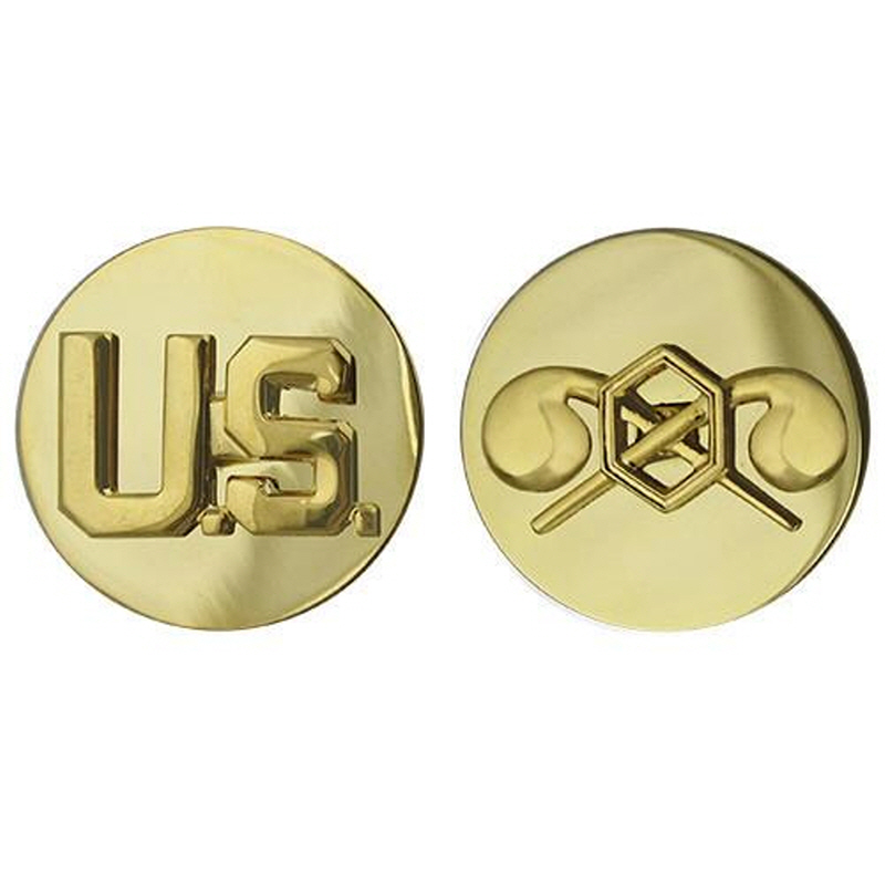 [Vanguard] Army Enlisted Branch of Service Collar Device: U.S. and Chemical