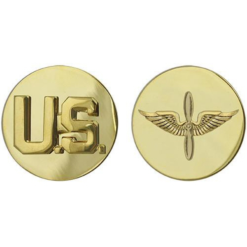 [Vanguard] Army Enlisted Branch of Service Collar Device: U.S. and Aviation