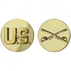 [Vanguard] Army Enlisted Branch of Service Collar Device: U.S. and Cavalry