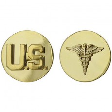 [Vanguard] Army Enlisted Branch of Service Collar Device: U.S. and Medical