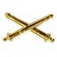 [Vanguard] Army Officer Branch of Service Collar Device: Artillery - 22k gold plated