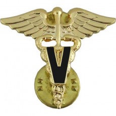 [Vanguard] Army Officer Branch of Service Collar Device: Veterinarian