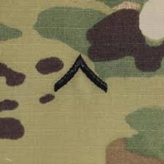 [Vanguard] Army Embroidered OCP Sew on Rank Insignia: Private
