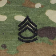 [Vanguard] Army Embroidered OCP Sew on Rank Insignia: Sergeant First Class
