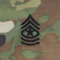 [Vanguard] Army Embroidered OCP Sew on Rank Insignia: Sergeant Major