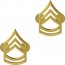 [Vanguard] Army Chevron: Sergeant First Class - 22k gold plated