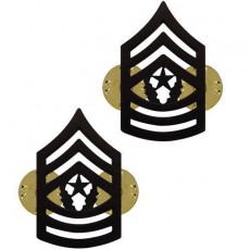 [Vanguard] Army Chevron: Command Sergeant Major - black Metal
