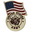 [Vanguard] Army Lapel Pin: United States Flag with Army Emblem