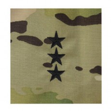 [Vanguard] Embroidered OCP Sew on Rank Insignia: Lieutenant General