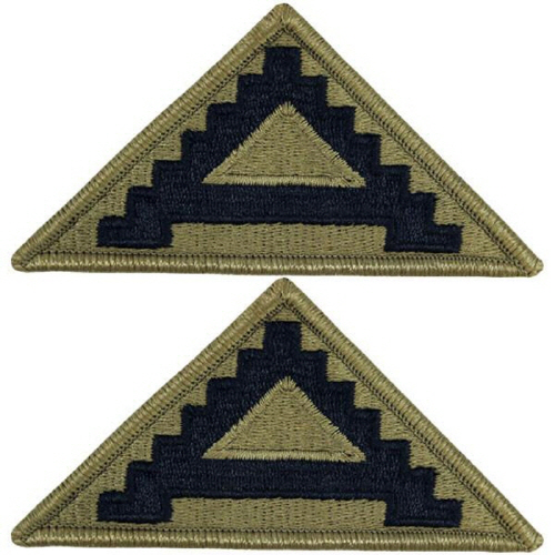 [Vanguard] ARMY PATCH: SEVENTH ARMY -7TH ARMY EMBROIDERED ON OCP