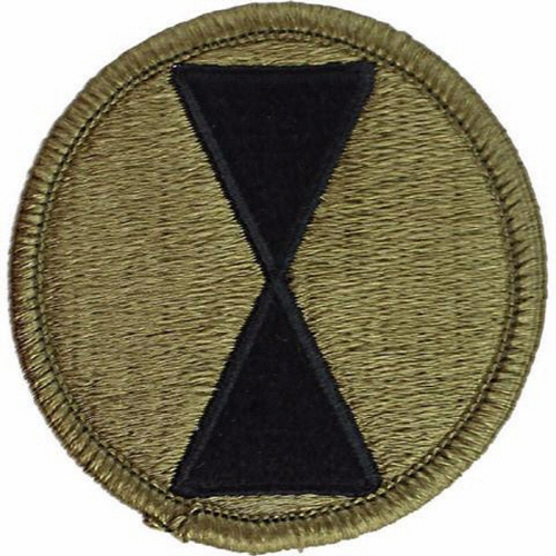 [Vanguard] Army Patch: Seventh Infantry Division - embroidered on OCP