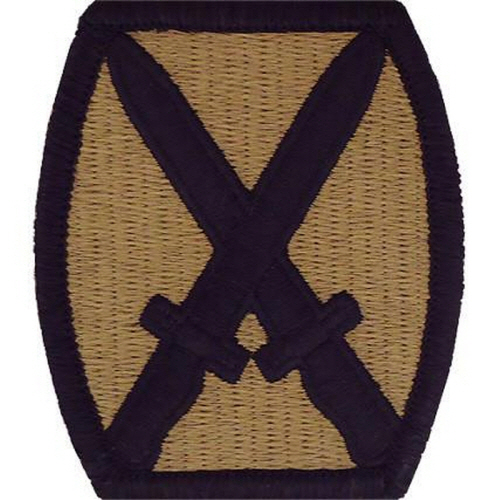 [Vanguard] Army Patch: 10th Mountain Division - embroidered on OCP