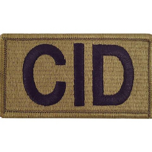 [Vanguard] Army Patch: Criminal Investigation Division - embroidered on OCP