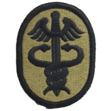 [Vanguard] Army Patch: Health Services Command - embroidered on OCP