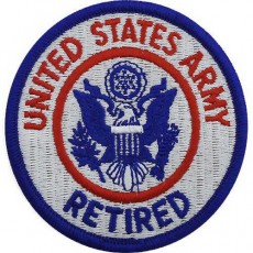 [Vanguard] ARMY PATCH: U.S. ARMY RETIREE - COLOR