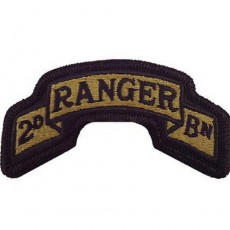 [Vanguard] Army Scroll Patch: Second Ranger Battalion - embroidered on OCP