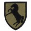 [Vanguard] Army Patch: 11th Cavalry Regiment - embroidered on OCP