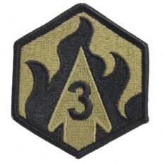 [Vanguard] Army Patch: Third Chemical Brigade - embroidered on OCP