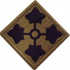 [Vanguard] Army Patch: Fourth Infantry Division - embroidered on OCP