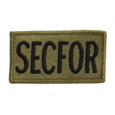 [Vanguard] Army Patch: SECFOR - embroidered on OCP