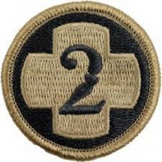 [Vanguard] Army Patch: Second Medical Brigade - embroidered on OCP