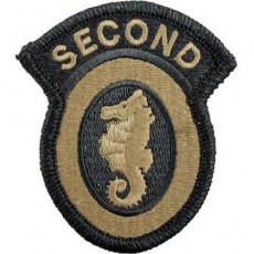 [Vanguard] Army Patch: 2nd Engineer Brigade - embroidered on OCP
