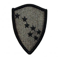 [Vanguard] OLD STYLE BDU Army Patch: Alaska National Guard - embroidered on subdued