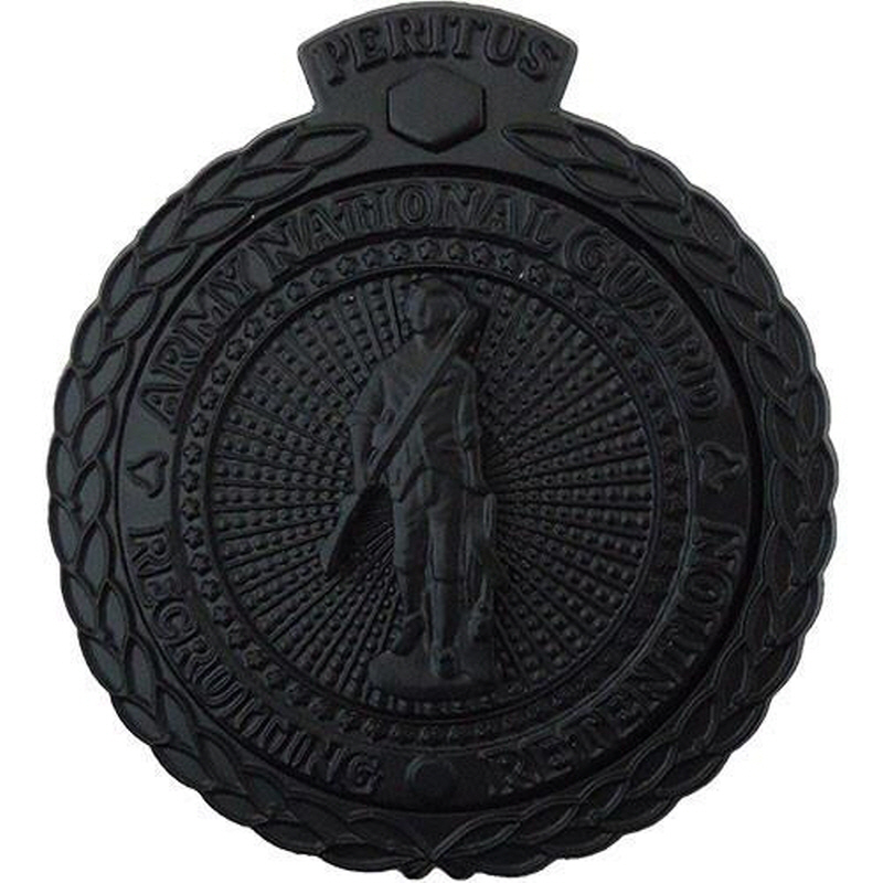[Vanguard] Army ID Badge: ARNG Recruiting and Retention: Master - black metal