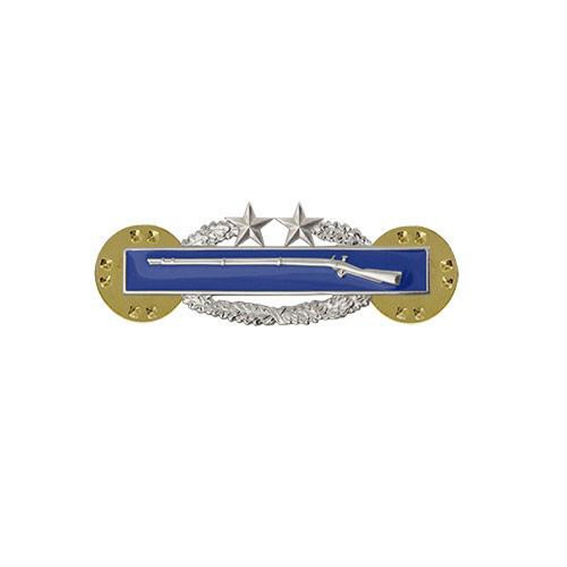 [Vanguard] Army Dress Badge: Combat Infantry Third Award - miniature, mirror finish