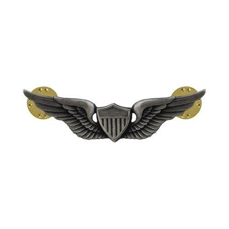 [Vanguard] Army Dress Badge: Aviator - miniature, silver oxidized