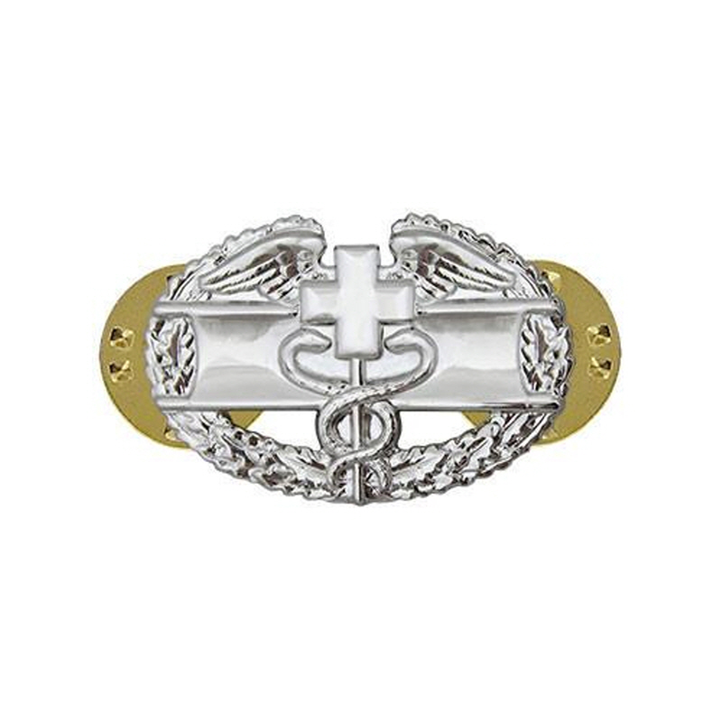 [Vanguard] Army Dress Badge: Combat Medical First Award - miniature, mirror finish