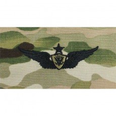 [Vanguard] Army Embroidered Badge on OCP Sew on: Aircraft Crewman: Aircrew - Senior
