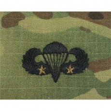 [Vanguard] Army Embroidered Badge on OCP Sew On: Combat Parachutist - 2nd Award