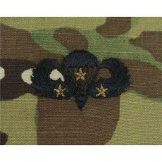 [Vanguard] Army Embroidered Badge on OCP Sew On: Combat Parachutist - 3rd Award