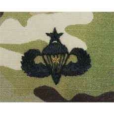 [Vanguard] Army Embroidered Badge on OCP Sew On: Senior Combat Parachutist - 1st Award