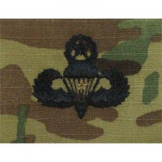 [Vanguard] Army Embroidered Badge on OCP Sew On: Master Combat Parachutist - 1st Award