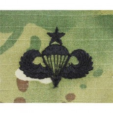 [Vanguard] Army Embroidered Badge on OCP Sew On: Parachutist - Senior