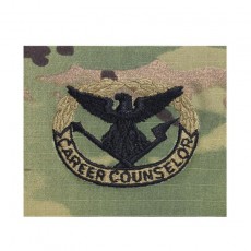 [Vanguard] Army Embroidered Badge on OCP Sew on: Career Counselor