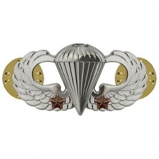 [Vanguard] Army Badge: Combat Parachute Second Award - mirror finish