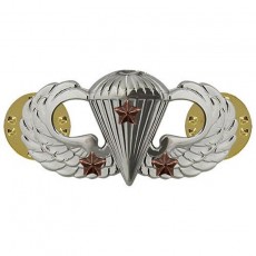[Vanguard] Army Badge: Combat Parachute Third Award - mirror finish