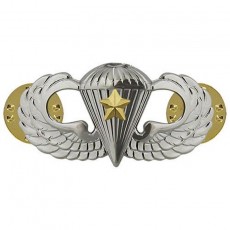 [Vanguard] Army Badge: Combat Parachute Fifth Award - mirror finish