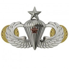 [Vanguard] Army Badge: Senior Combat Parachute First Award - mirror finish