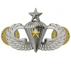 [Vanguard] Army Badge: Senior Combat Parachute Fifth Award - mirror finish