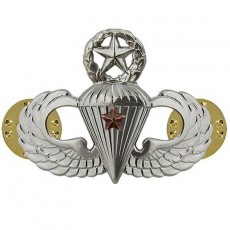 [Vanguard] Army Badge: Master Combat Parachute First Award - mirror finish