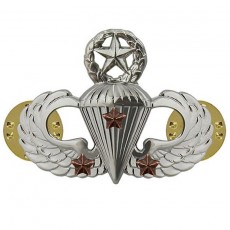 [Vanguard] Army Badge: Master Combat Parachute Third Award - mirror finish