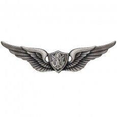 [Vanguard] Army Badge: Aircraft Crewman: Aircrew - regulation size, silver oxidized